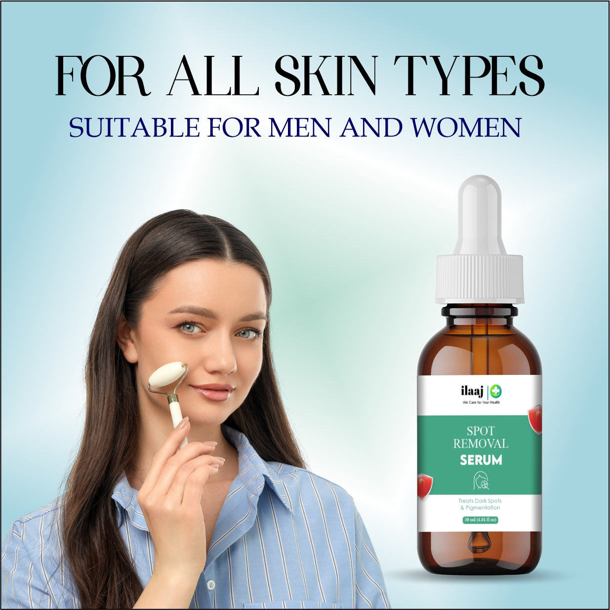 laaj Spot Removal Serum, Dark Spots & Acne Marks Treatment, 30ml, Niacinamide & Alpha Arbutin, All Skin Types