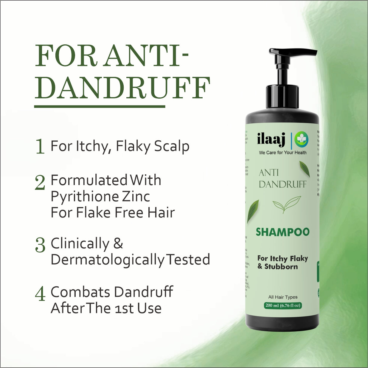 Anti Dandruff Shampoo for Anti-Dandruff Shampoo | Reduces Up To 100% Dandruff | | Removes Dandruff from Source | 200ml